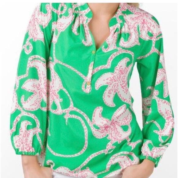 LILLY PULITZER “ELSA” TOP size Small S - Picture 2 of 6